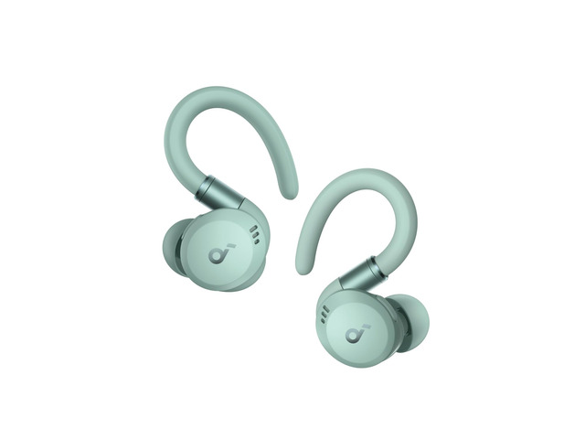 Sport X20 by Anker Noise Cancelling Workout Earbuds, Ear Hooks Rotatable and Extendable Ear Hooks, Deep Bass, IP68 Waterproof, Sweatproof,...
