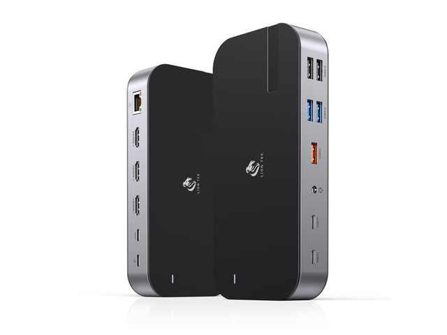 Laptop Docking Station,16 in 1 USB C Docking Triple Monitor,USB C Dock Station with 3 HDMI,PD 100W, USB 3.1/3.0/2.0,RJ 45 Ethernet,microSD/SD...