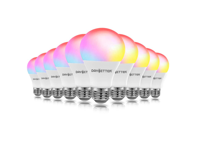 Smart Light Bulbs,Alexa Light Bulb,WiFi Color Changing Light Bulb Smart Bulb that Work with Alexa,Google Assistant,Music...