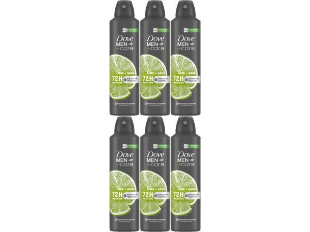 Dove Men Antiperspirant Spray Lime & Sage 150 ml (6-Pack)