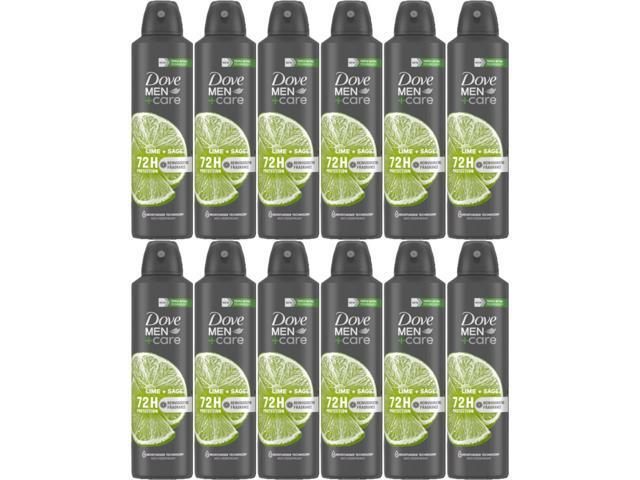 Dove Men Antiperspirant Spray Lime & Sage 150 ml (12-Pack)