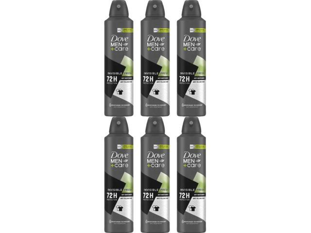 Dove Men Deodorant Spray Invisible Fresh 150 ml (6-Pack)
