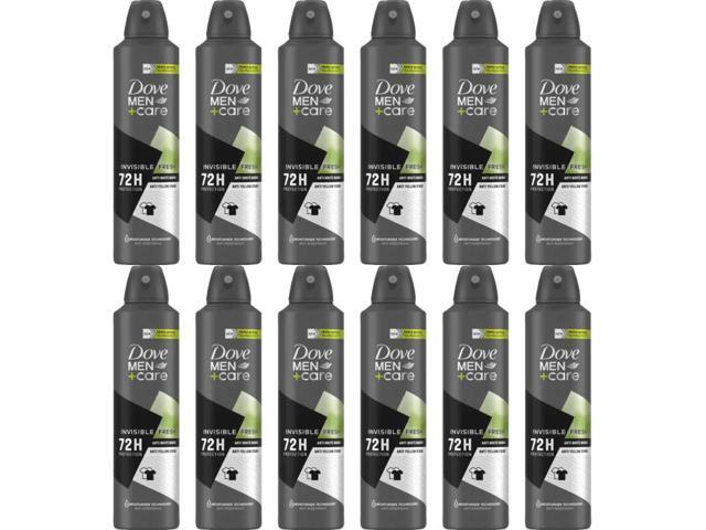 Dove Men Deodorant Spray Invisible Fresh 150 ml (12-Pack)