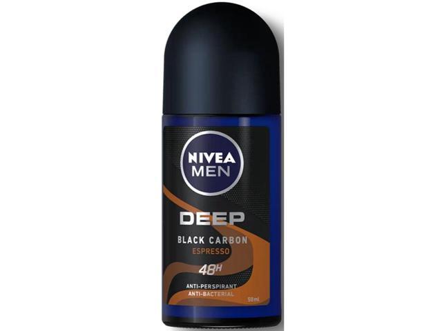 Nivea Men Deep Espresso Roll On Deodorant 50 ml (1-Pack)