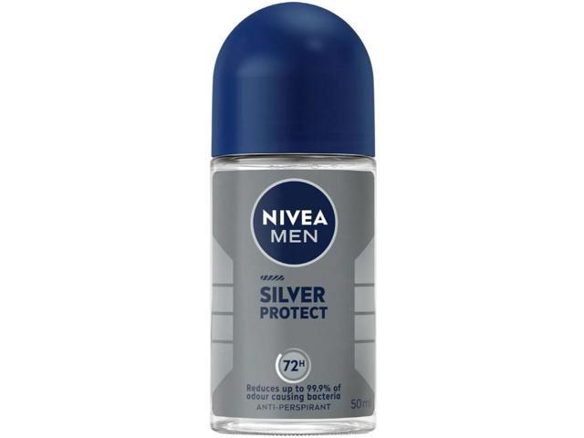 Nivea Men Silver Protect Roll On Deodorant 50 ml (1-Pack)