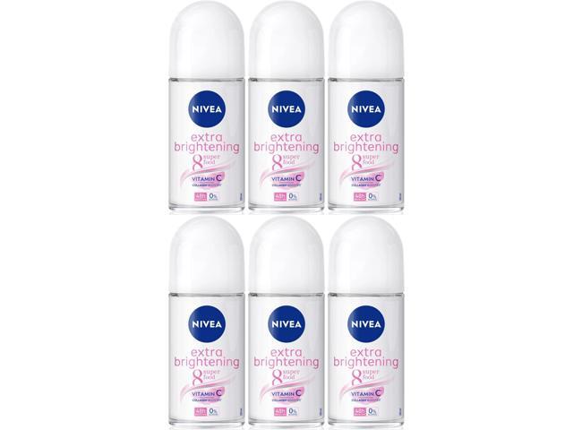 Nivea Roll On Extra Brightening 50 ml (6-Pack)
