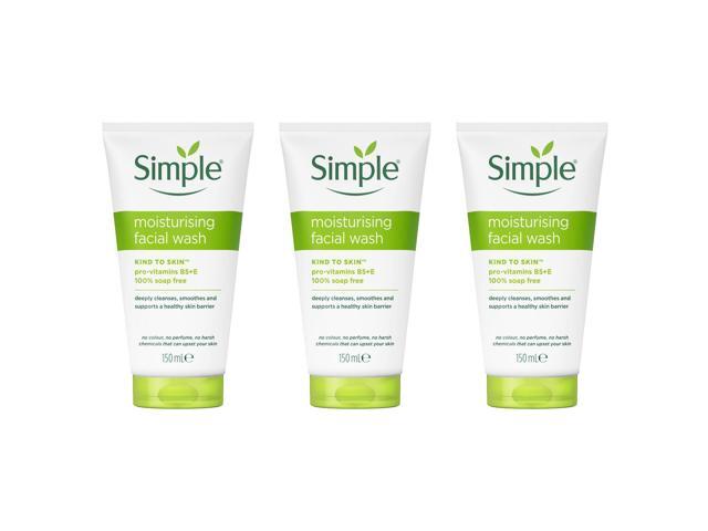 Simple Moistuirising Foaming Facial Wash (3-Pack)
