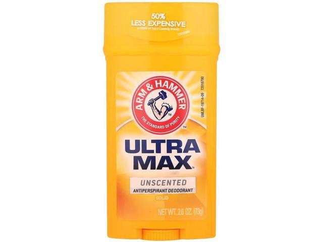 Arm & Hammer Ultramax Deodorant Unscented 2.6 oz (1-Pack)