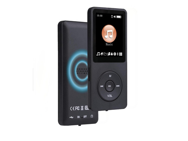 128GB Portable MP3 Player, with Bluetooth 5.2, Music Player with Built-in HD Loudspeaker, HiFi Lossless Sound, E-Book Reader, Earphones Included,...