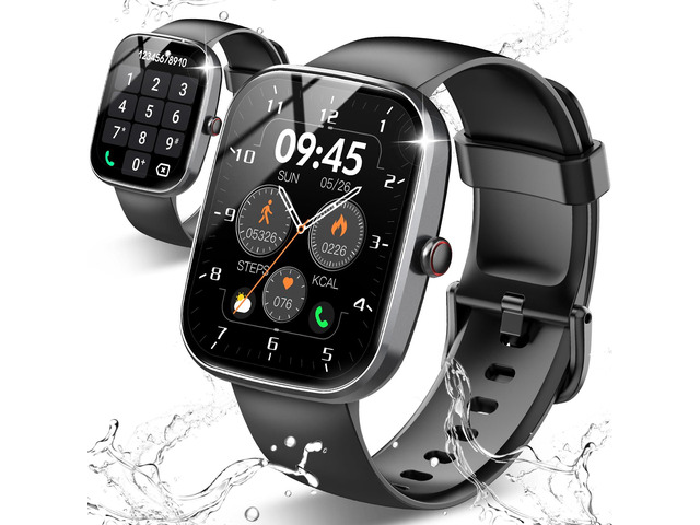 Smart Watch for Men Women(Answer/Make Call), 1.91' HD Screen Smartwatch Heart Rate/Sleep/Steps Monitor, 100+ Sports Fitness Watch, IP68 Waterproof...