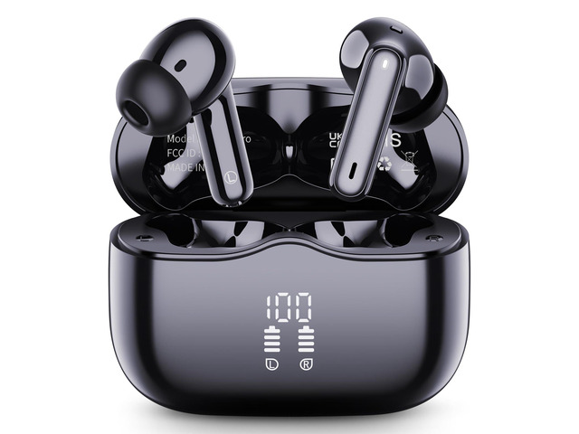 Wireless Earbuds, Bluetooth Ear Buds 5.4 Mini HiFi Stereo with 4 ENC Noise Cancelling Mics Wireless Headphones, in Ear Earphones 40H IP7...