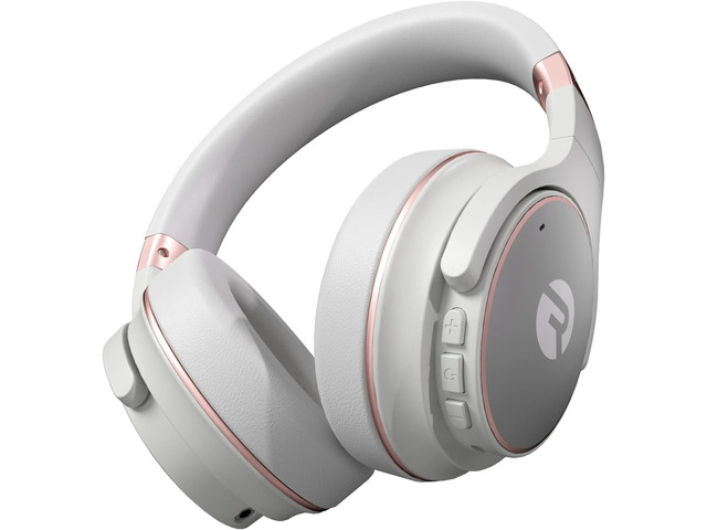 Everyday Bluetooth Headphones - Over The Ear, Active Noise Cancelling Wireless Headphones + Awareness Mode, Bluetooth Headset with Mic, 40 Hours of...