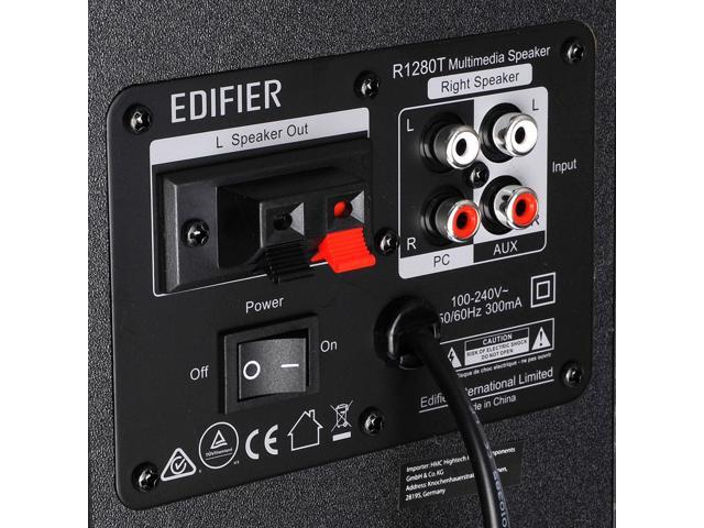 Edifier - R1280T Powered Bookshelf Speakers/Computer Speakers/Studio Monitor Speakers, 2.0 Active Near Field Monitors 42 Watts RMS - Black - image 9