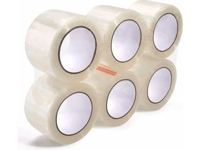 12 Rolls Heavy Duty Packing Tape, 2' x 110 Yards (330FT) 2 Mil, Strong Sealing Packaging Tape for Shipping, Moving, Packing and Box Sealing