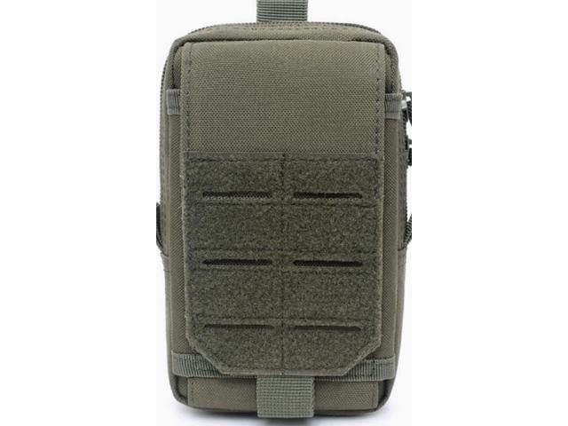 Tactical Molle EDC Pouch Cellphone Pouch Holder Utility Gadget Organizer Bag ArmyGreen