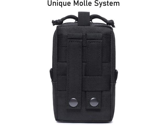 Tactical Molle EDC Pouch Cellphone Pouch Holder Utility Gadget Organizer Bag Balck