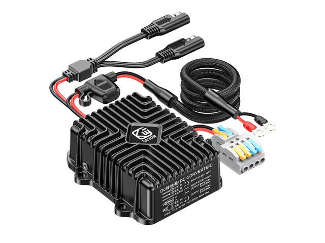 400W 32A 12V Golf Cart 48V-120V to 12V Converter Voltage Regulator Reducer Transformer with Fuse DC Convert Regulator Power Supply Buck for...