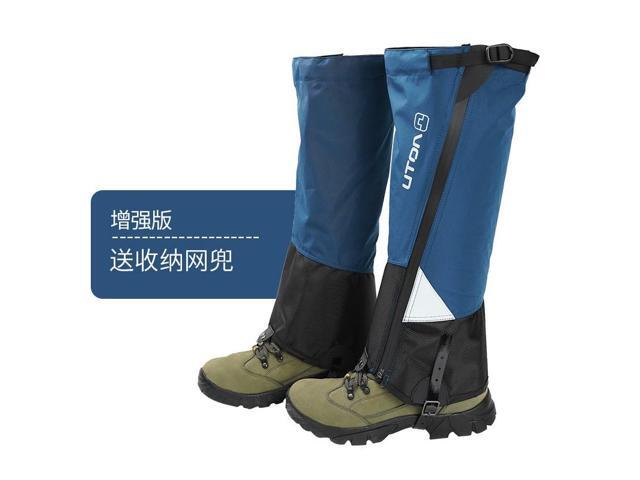 1 Pair Tear-resistant Waterproof High Leg Gaiters Rain Snow Boot Leg Covers