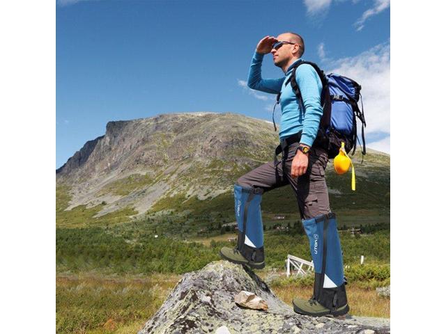 1 Pair Tear-resistant Waterproof High Leg Gaiters Rain Snow Boot Leg Covers