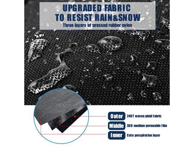 1 Pair Tear-resistant Waterproof High Leg Gaiters Rain Snow Boot Leg Covers