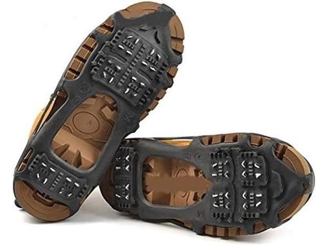 Ice Cleats Crampon for Walking on Snow and Ice Non-Slip Ove Snow Traction Cleats Small-3.5-5 men/5.5-7 women