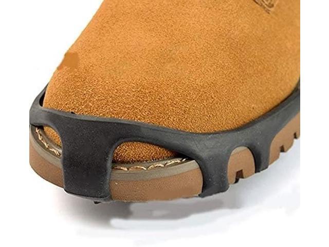 Ice Cleats Crampon for Walking on Snow and Ice Non-Slip Ove Snow Traction Cleats Small-3.5-5 men/5.5-7 women