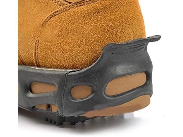 Ice Cleats Crampon for Walking on Snow and Ice Non-Slip Ove Snow Traction Cleats Small-3.5-5 men/5.5-7 women