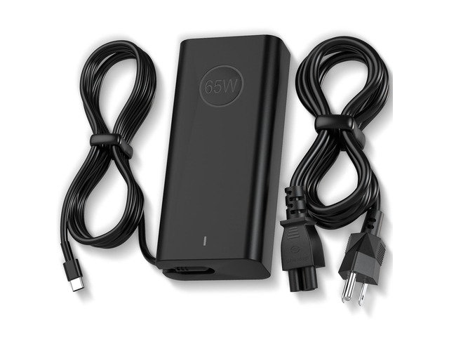 New Slim 65W Laptop Charger USB C for Dell Latitude 5420 5430 5440 5520 5530 5540 73907420 7400 7440, IInspiron 14 16 7620, 2in1 Chromebook 3100 &...