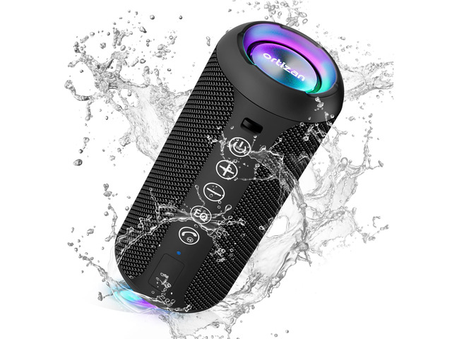 X10 Portable Bluetooth Speaker (1st Gen), IPX7 Waterproof, Wireless Big Sound and Deep Bass, TWS Pairing, 30Hrs of Playtime, for...
