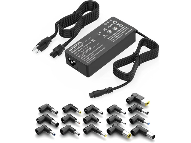 90W Universal AC Adapter Laptop Charger for Dell HP Acer 16 Tips Laptop Charger Compatible with Dell HP Acer Asus IBM Sony Fujitsu Gateway Notebook...