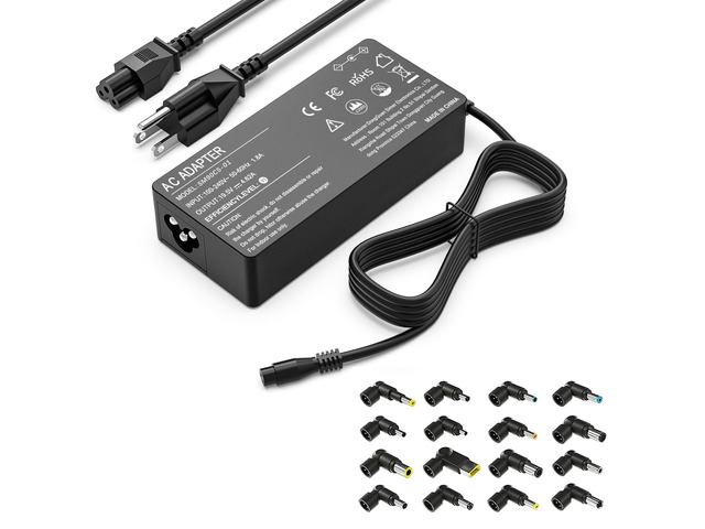 90W Universal Laptop Charger Adapter Replacement for HP Dell Acer Asus Lenovo Toshiba Samsung Sony Google MacBook Fujitsu Gateway Notebook...