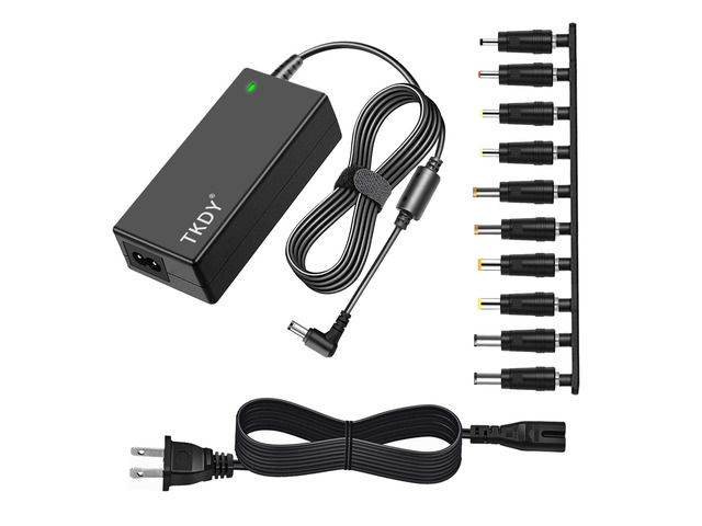 19V DC Power Supply, 19V 3.42A Laptop Charger, LCD Monitor Power Cord. 19Volt Adapter with 10 Tips, fit for 19 Volt Acer Asus Lenovo Gateway...