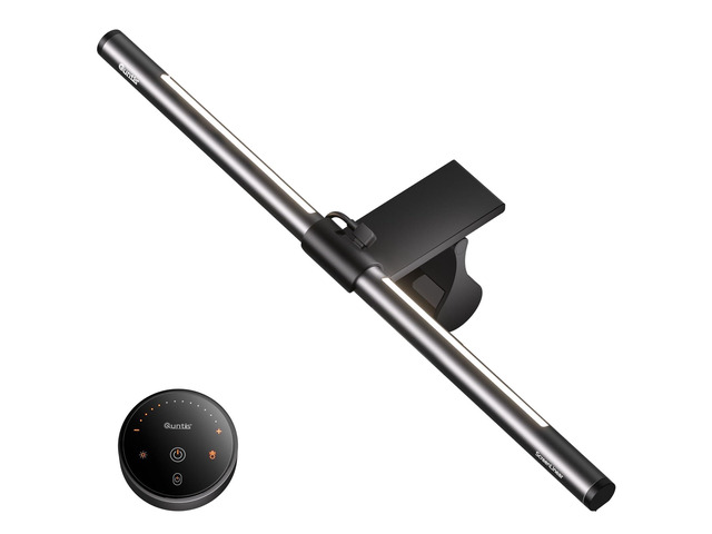 Computer Monitor Light Bar with Backlight, Desk Lamp with Remote Eye-Care No Glare, Stepless Dimming Brightness & Color Temperature, Monitor...