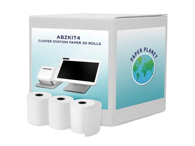 Thermal Paper for Clover Station C500 C501 C503 P100 20 Rolls Credit Card Receipt Rolls, Compatible with Clover Station Thermal Printer, Fits...