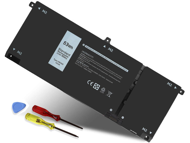 53Wh H5CKD 15V Battery Replacement for Dell Inspiron 5400 5406 7405 7306 7300 7500 7506 2-in-1 Silver 5300 5301 5401 5402 5408 5409 5501 5502 5508...