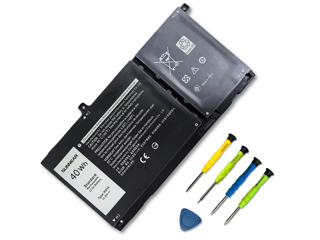 40Wh JK6Y6 Laptop Battery for Dell Latitude 3410 3510 Vostro 5402 5502 11.4V; Battery Replacement for Dell Inspiron 5300 5401 5402 5408 5409 5508...