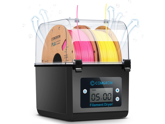 3D Printer Filament Dryer Box, 3D Filament Storages, Keeping Filaments Dry During 3D Printing, Compatible with 1.75mm/2.85mm PLA ABS Material,...