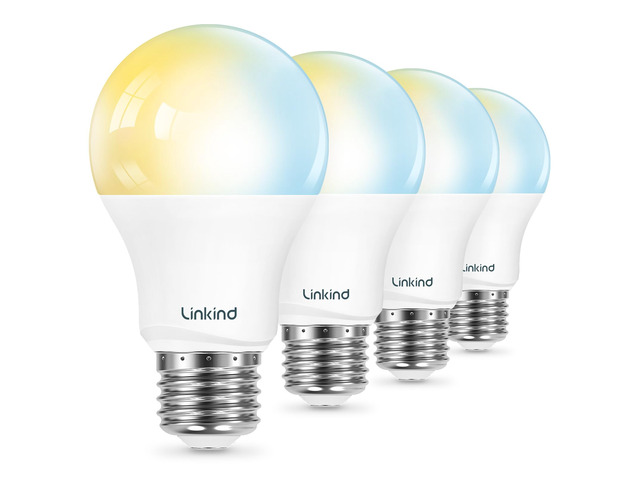 Smart Light Bulbs, Compatible with Alexa, Google Home, AiDot Warm White to Daylight (2700K-6500K), Alexa Light Bulbs, LED 8.5W=60W, 2.4G WiFi...