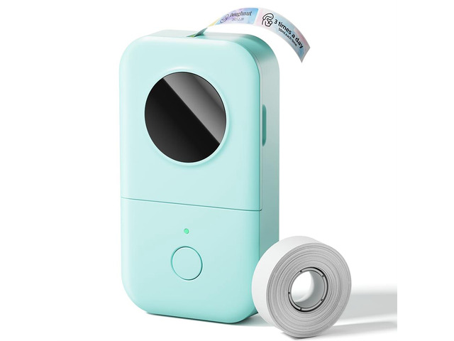 Label Maker, D30 Bluetooth Mini Label Maker Machine with Tape Portable Thermal Label Printer, Massive Template Font Icon Inkless Labeler Waterproof...