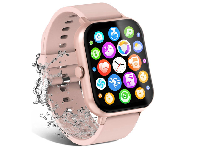 Smart Watch for Men Women Compatible with IOS Android Phone, 1.83' Full Touchscreen IP68 Waterproof Smart Watches,Fitness Tracker with Make/Recive...