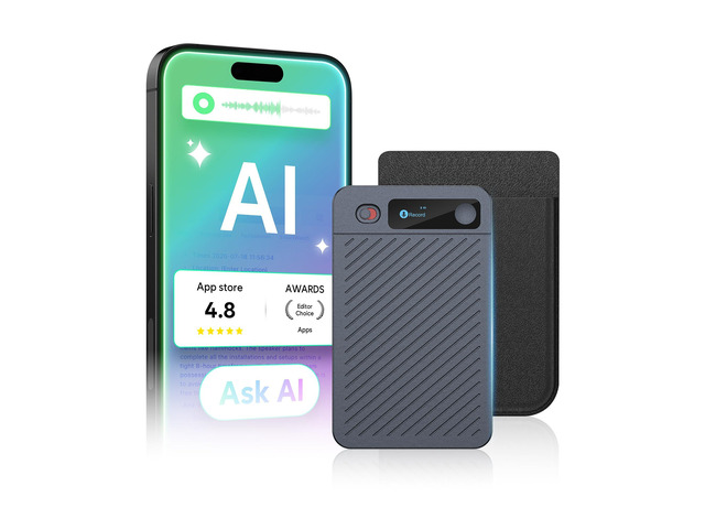 AI Voice Recorder, 64GB Note Taking Device w/Magnetic Case, App Control, AI Technology Transcribe & Summarize Free, 121 Languages, 45H Battery,...