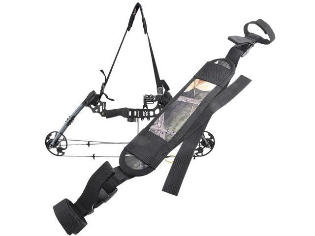 SHARROW Compound Bow Sling Archery Carrying Shoulder Strap Holder Compound Bow Accessories for Outdoor Hunting (camo)