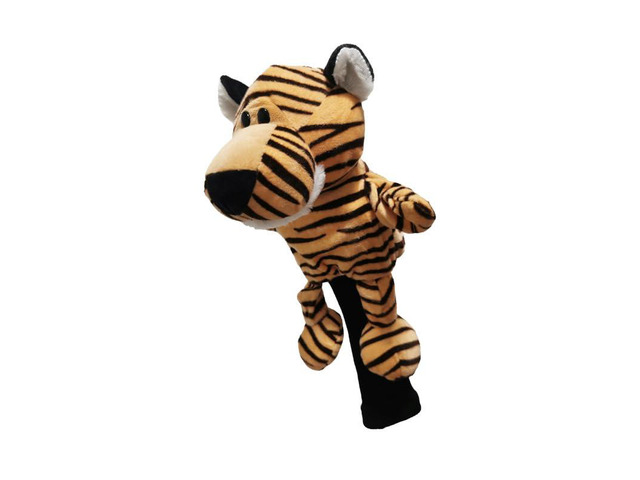 wolfman Golf Club Covers Driver Headcover Funny Cute Animal Golf Club Covers Stylish Protection for Clubs Golf Gear Driver for Men/Women/Youth (Tiger)