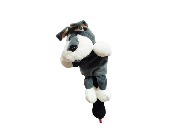 wolfman Golf Club Covers Driver Headcover Funny Cute Animal Golf Club Covers Stylish Protection for Clubs Golf Gear Driver for Men/Women/Youth (Dog)
