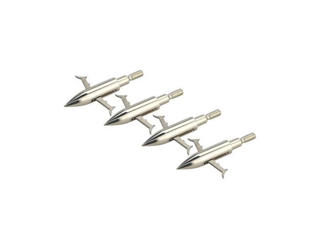 SHARROW Archery 6/12 PCS Broadheads 160 Grain Hunting Arrowheads Screw-in Arrow Heads Arrow Tips Compatible with Traditional Bows Recurve Bow and...
