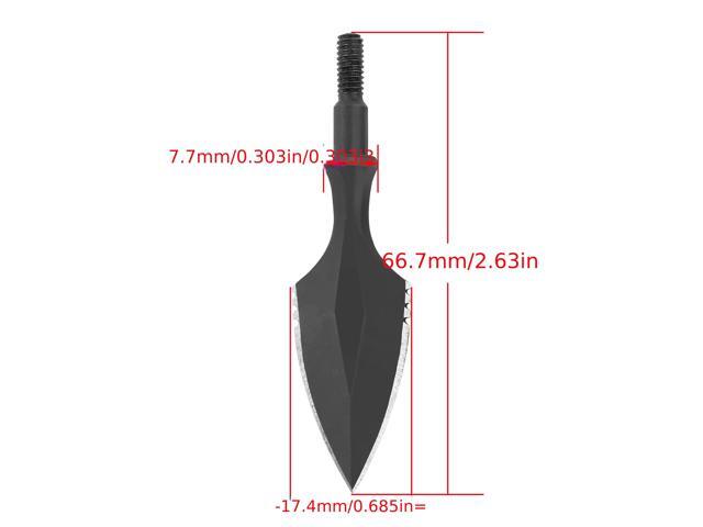 200 Grain Traditional Archery Broadheads for Carbon Arrows (6 Pack)