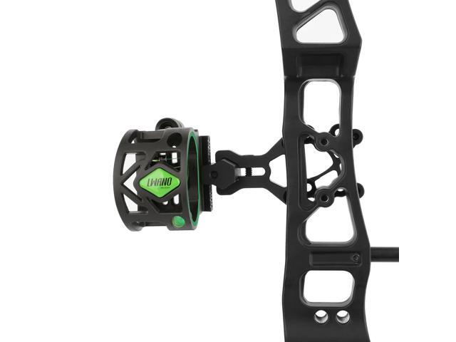 Archery Bow Sight 5-Pin Aluminum Alloy RHLH Compound Bow Hunting Target Shooting