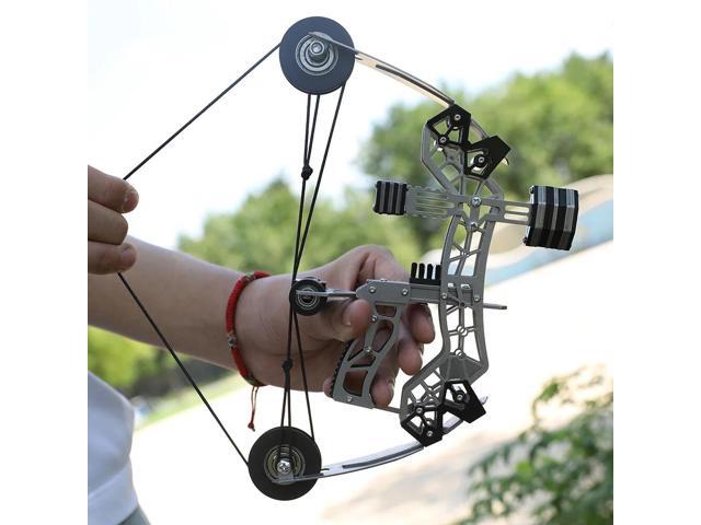 SHARROW 10' Archery Compound Bow 12lbs Arrow Set Shooting Gift Pocket Bow Kid Toy Target
