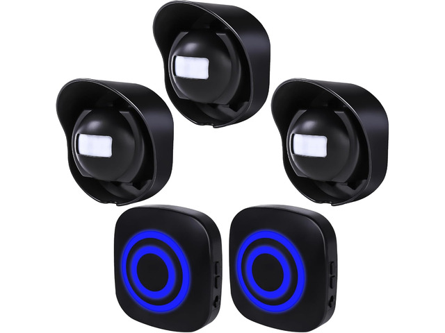 328ft Range Wireless Driveway Alarm, Outside Motion Sensor Alarm