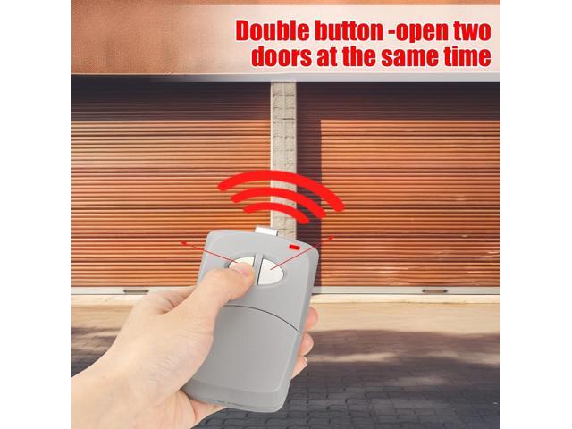 SOEWIOU 4 Pcs 2 Channel Gate Opener Remote Compatible with Multicode Linear MCS412001 10 Dip 300mhz Garage Door Opener Remote Control Transmitter...